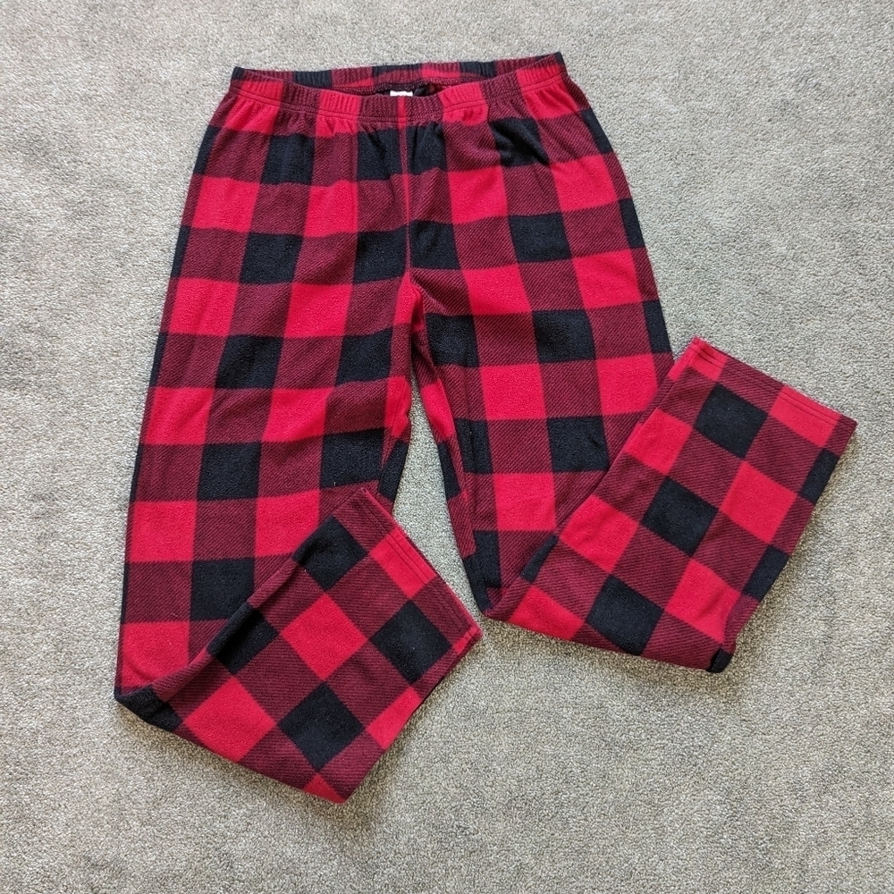 Children's Place plaid Christmas PJ bottom size Large unisex